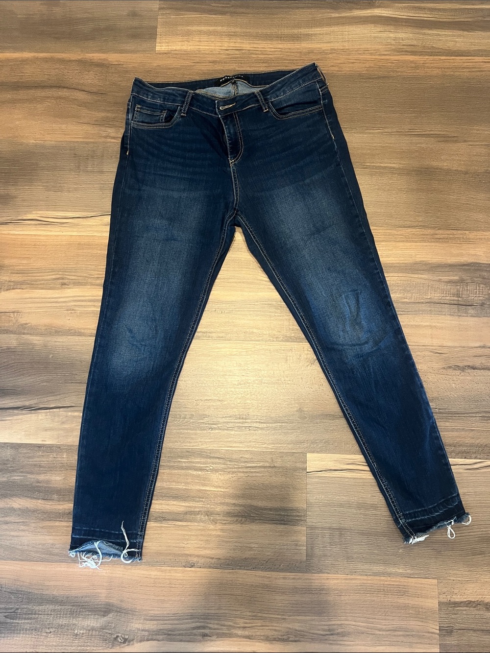 Ankle Skinny Jeans in Dark Indigo - Classic Stretch Fit
